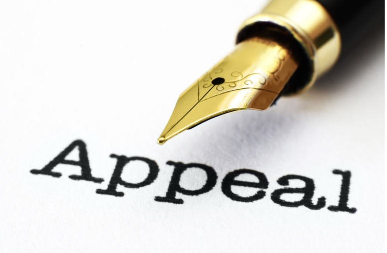 Pen and the word 'appeal'
