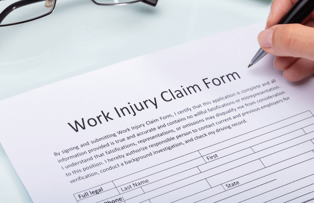 work injury claim form denied