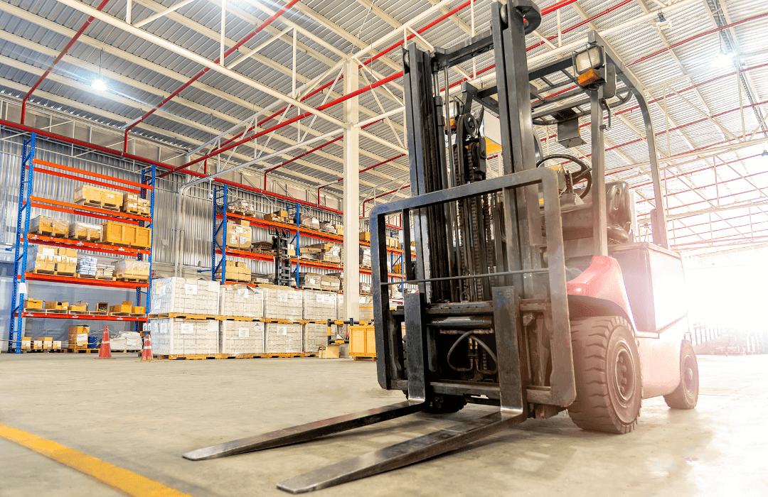 Forklift in a Pennsylvania warehouse – workplace accident risks and workers’ compensation claims