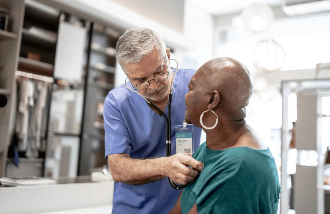 doctor explaining maximum medical improvement to injured worker in pennsylvania workers compensation case